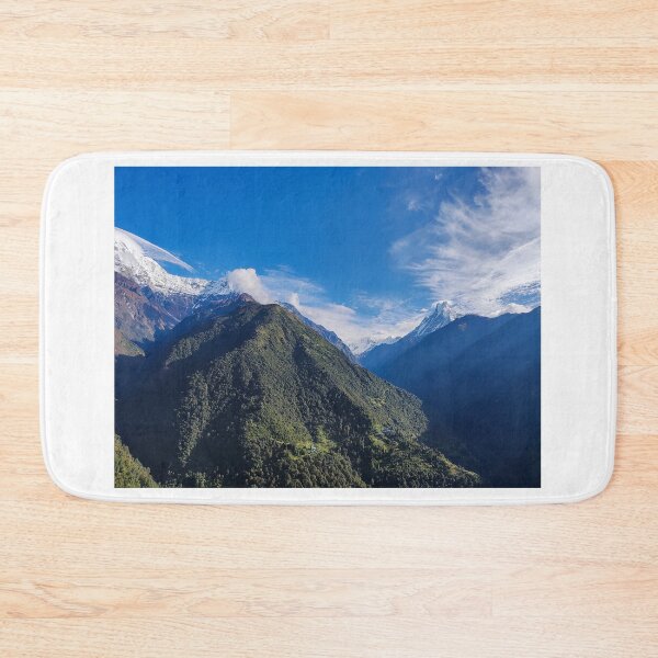Item preview, Landscape of beautiful Green and snow covered mountains in Nepal designed and sold by FCEalin.