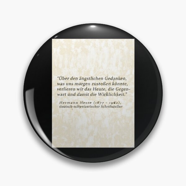 Item preview, Hermann Hesse Angst Gedanken   designed and sold by MyRandomLifeTee.