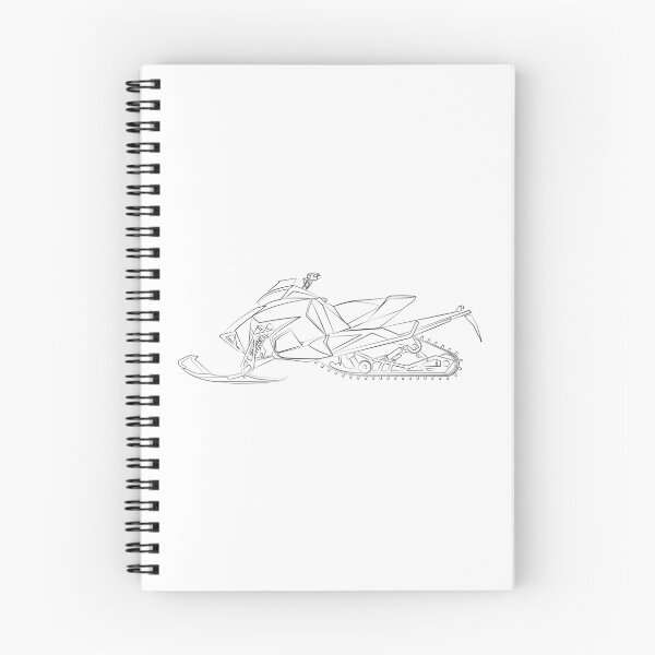 Item preview, snowmobile, skimobile, snow scooter snowmachine winter vehicle winter extreme sport designed and sold by Marcin Adrian.