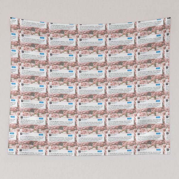 Item preview, "To All The Little Girls" Hillary Tweet designed and sold by itsmebecca.