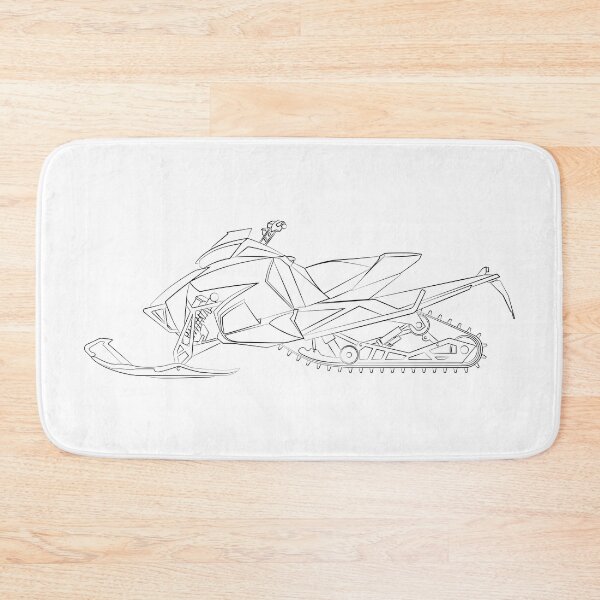 Item preview, snowmobile, skimobile, snow scooter snowmachine winter vehicle winter extreme sport designed and sold by Marcin Adrian.