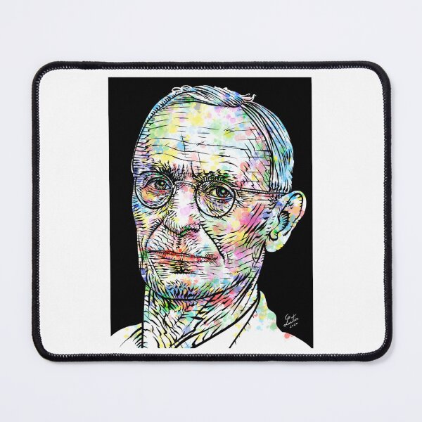 Item preview, HERMANN HESSE Aquarell- und Tuscheporträt   designed and sold by MyRandomLifeTee.
