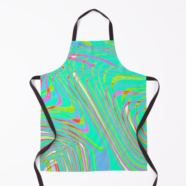 Item preview, Modern Liquid Swirl Abstract Pattern Square Vibrant Neon Tones, Red, Pink, Green, Lilac, Mint Green and White Multicolor Design designed and sold by theprintedclub.