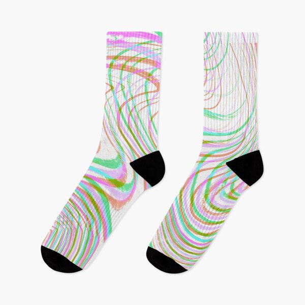 Item preview, Modern Liquid Swirl Abstract Pattern Square Vibrant Pastel Tones and White Multicolor Design designed and sold by theprintedclub.