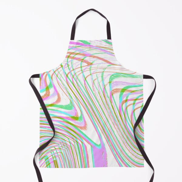 Item preview, Modern Liquid Swirl Abstract Pattern Square Vibrant Pastel Tones and White Multicolor Design designed and sold by theprintedclub.