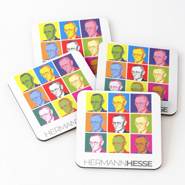 Item preview, Hermann Hesse Pop-Art-Porträtplakat   designed and sold by MyRandomLifeTee.