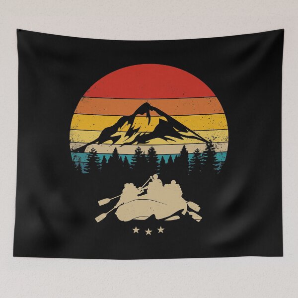Item preview, Whitewater Rafting Vintage Rafter designed and sold by Earthshaker-art.