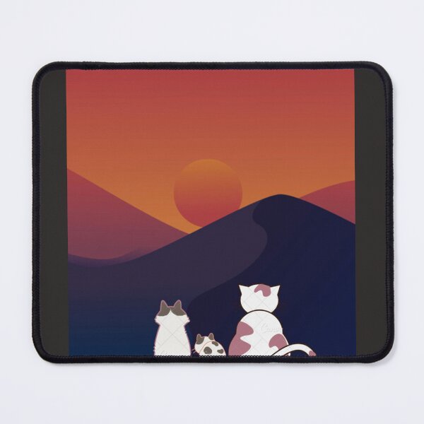 Item preview, cats looking at sunset designed and sold by MAYSO999.