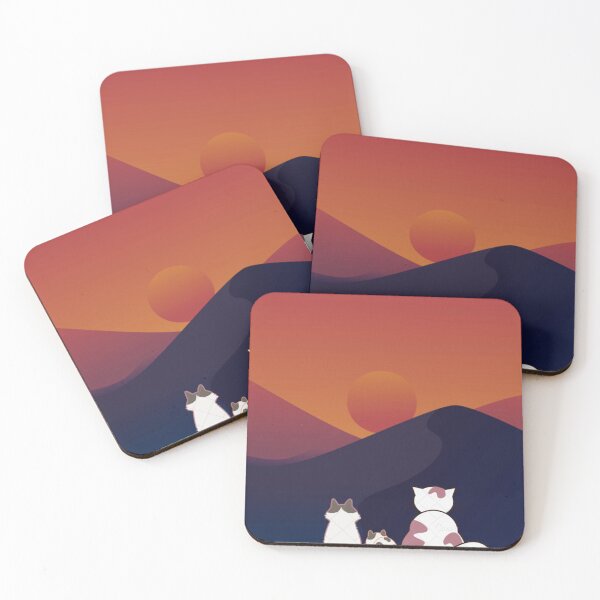 Item preview, cats looking at sunset designed and sold by MAYSO999.