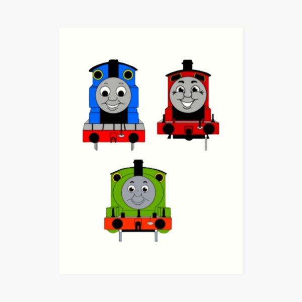 Thomas The Tank Engine Art Print For Sale By Kazunomura Redbubble 6178