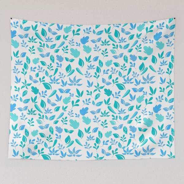 Item preview, Blue Petal and Leaves designed and sold by RiadMannan.