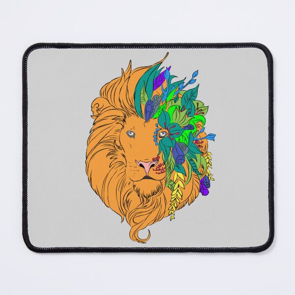 Item preview, King of the jungle the orange lion sticker designed and sold by lattakiafashion.