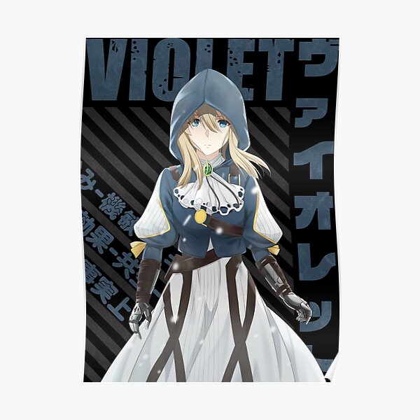 Violet Evergarden Anime Poster Çerçevesiz Yüksek Kalite Anime Duvar