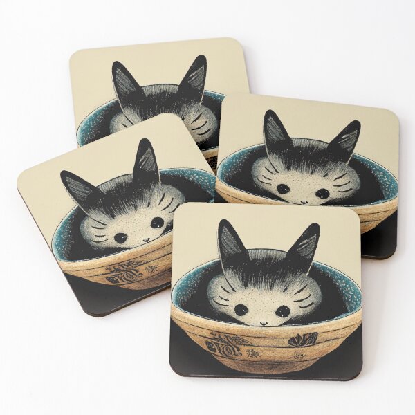 Item preview, Cat in a bowl. designed and sold by Zyrken.