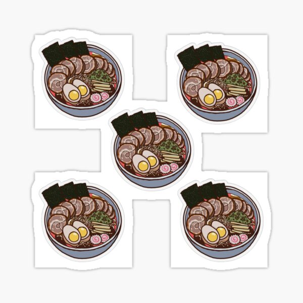 Item preview, Ramen Sticker Pack designed and sold by EgoRoot.