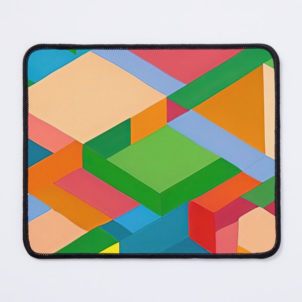 Item preview, Colourful Blocks Isometric Sketch designed and sold by Arkneer.