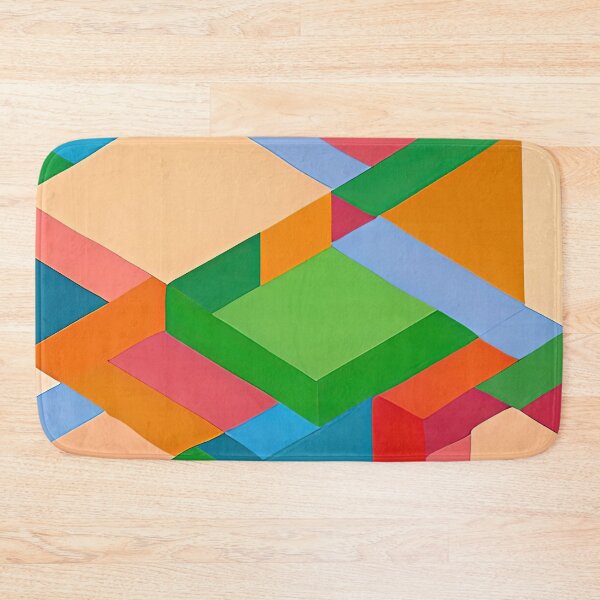 Item preview, Colourful Blocks Isometric Sketch designed and sold by Arkneer.