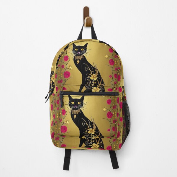 Item preview, Beautiful Fantasy Whimsical Cat Pastel Illustration with flowers in background designed and sold by ManifestoDesign.