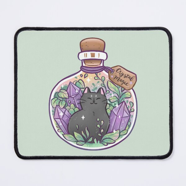 Item preview, Crystal Magic Bottle Pale Green designed and sold by kattvalk.