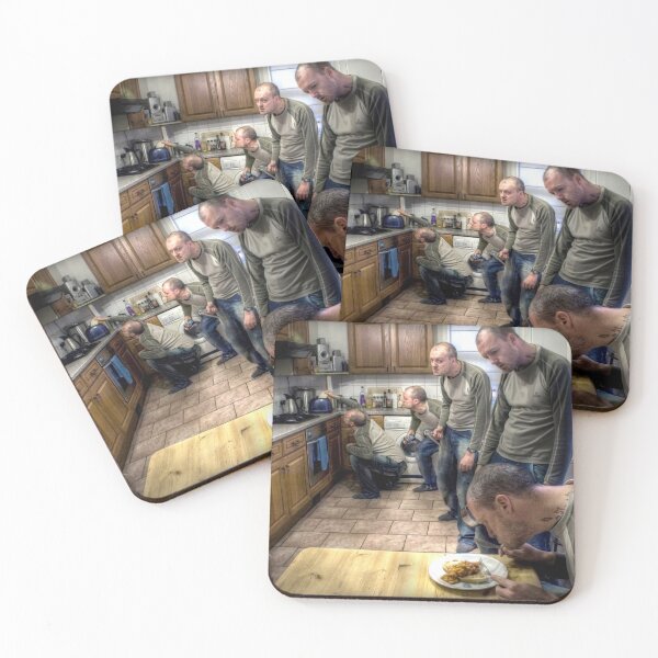 Item preview, The ascent of Man (eating beans on toast) designed and sold by craig sparks.