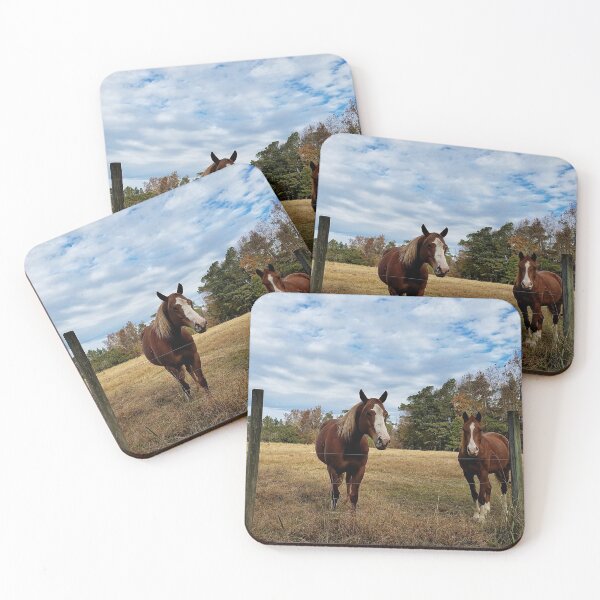 Item preview, Curious Quarter Horse Amigos designed and sold by ncNatureVisions.