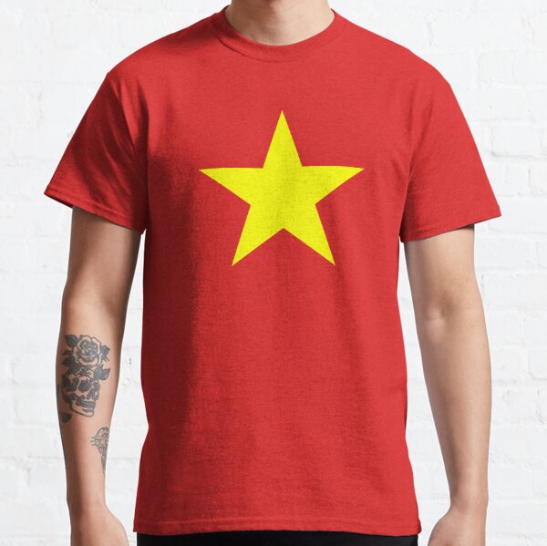 Camiseta de manga larga con diseño de estrella roja soviética, M