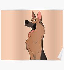 German Shepherd Love Poster
