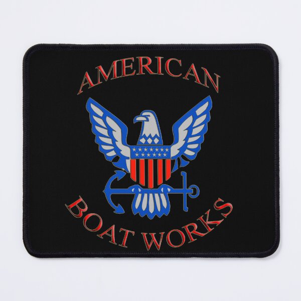 Item preview, American Boat Works Flag and Eagle designed and sold by ChristinasMess.
