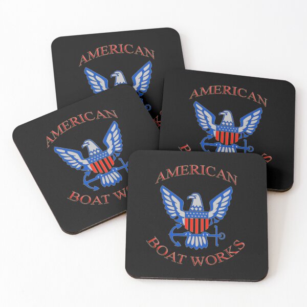 Item preview, American Boat Works Flag and Eagle designed and sold by ChristinasMess.
