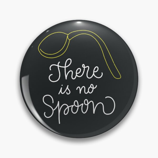 Item preview, There is no spoon | Lettering designed and sold by Theresa Ahlman.