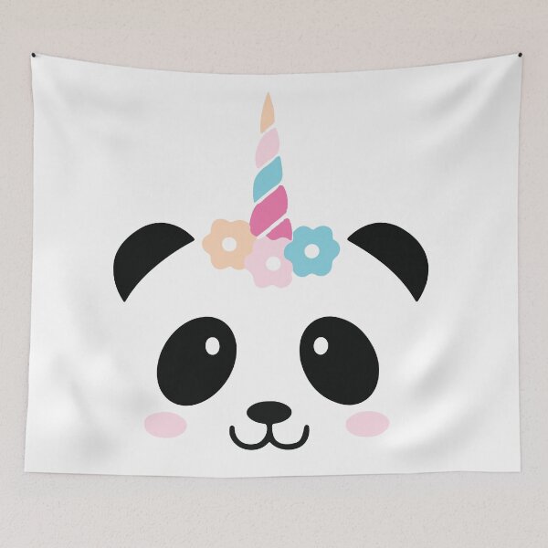 Item preview, panda unicorn designed and sold by PineLemon.
