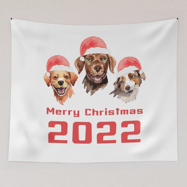 Item preview, Christmas approaching, Merry christmas Dog santa squad 2022 designed and sold by MokonoKokoro.