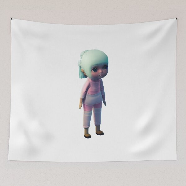 Item preview, Cute White Haired Doll designed and sold by PlacidHinds.