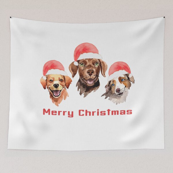 Item preview, Christmas approaching, Merry christmas Dog santa squad designed and sold by MokonoKokoro.