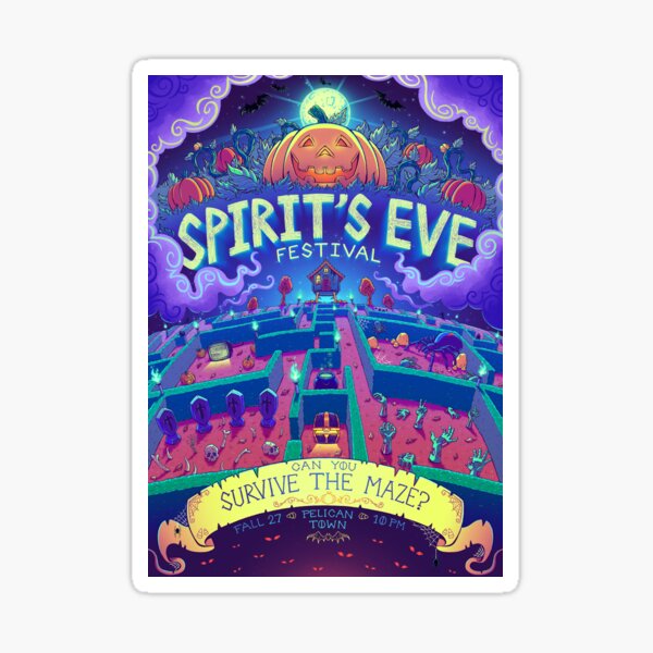Stardew Valley Spirit's Eve Sticker