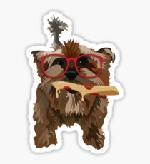 Pizza Dog Sticker