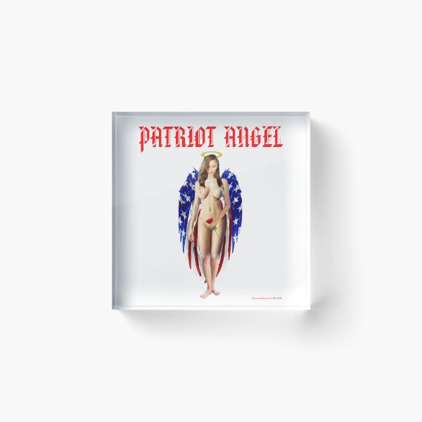 Patriot Angel Acrylic Block