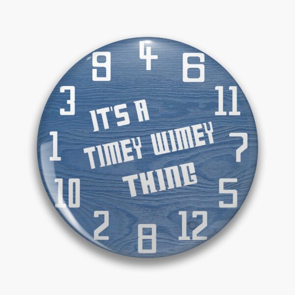 Item preview, Timey Wimey Clock designed and sold by Neon2610.