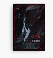 Cherry Skunk Canvas Print