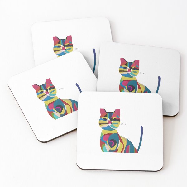 Aperçu de l'œuvre Collection chats - style 03 - catesque 54 créée et vendue par Ruud Hanou.