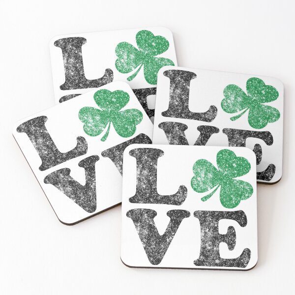 Item preview, St Patrick's Day LOVE Shamrock Irish designed and sold by livianasgifts.
