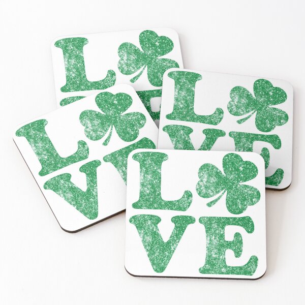 Item preview, St Patrick's Day LOVE Shamrock Irish designed and sold by livianasgifts.