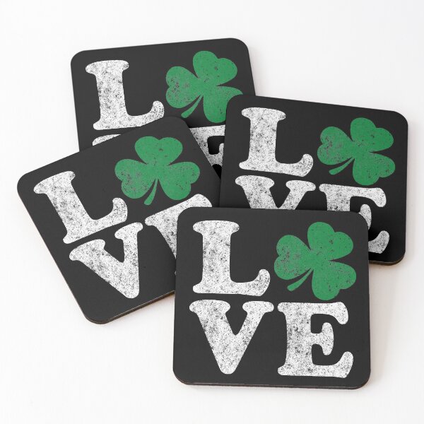 Item preview, St Patrick's Day LOVE Shamrock Irish designed and sold by livianasgifts.