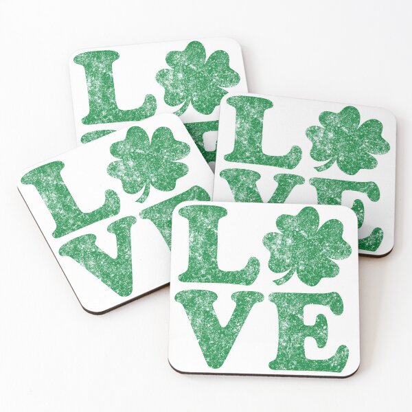 Item preview, St Patrick's Day LOVE Shamrock Irish designed and sold by livianasgifts.
