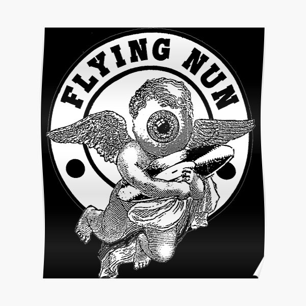 "Flying Nun Records Sticker" Poster for Sale by JackieStith Redbubble