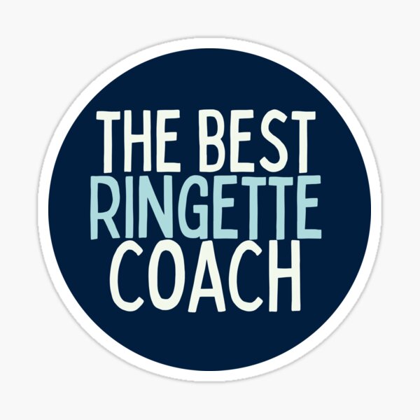 "The best ringette coach" Sticker for Sale by dacdibac Redbubble