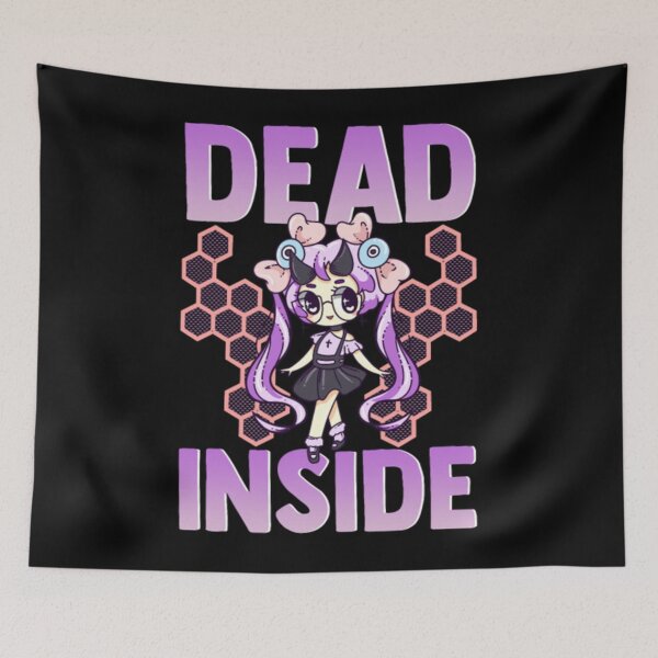 Item preview, Cute Emo Dead Inside Pastel Kawaii Anime Girl designed and sold by JoinChristabel.