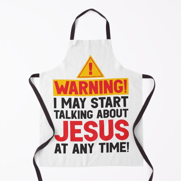 Item preview, WARNING I May Start Talking About Jesus At Any Time designed and sold by plushism.