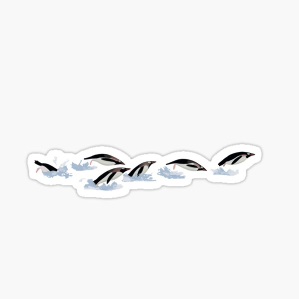 Item preview, Swimming penguins designed and sold by Brynn Hansen.