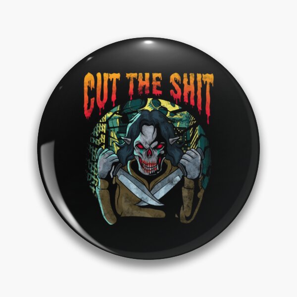 Item preview, Cut the Shit Demon Knife Pun designed and sold by JoinChristabel.